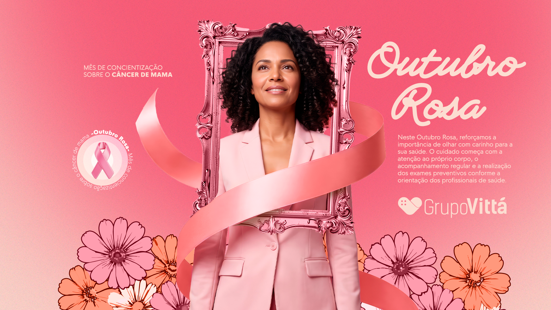 Outubro Rosa: prevenção, diagnóstico precoce e conscientização sobre o câncer de mama